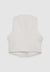 Solid colour crop waistcoat