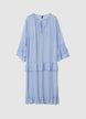 Long dress with ruffles - S