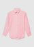 Camicia a tinta unita con colletto classico
