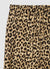 Pantaloni con stampa animalier e coulisse