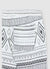 Ethnic patterned gym shorts