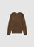 Bouclé-Pullover mit Rundhalsausschnitt in Uni