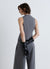 Solid colour buttoned waistcoat