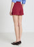 Skort with side buttons
