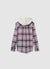 Camicia con cappuccio a quadri
