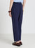 Long trousers with elasticated waistband and drawstring