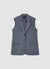 Single-breasted two-button waistcoat