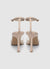 Heeled sandals with ankle strap
