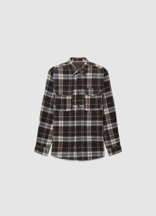 Camicia a quadri con tasche applicate