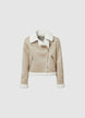 Lederimitatjacke - XS