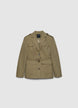 Militärjacke mit Klappentaschen - XS