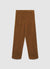 Straight corduroy trousers with cuffed hem