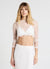 Crop-Pullover aus Spitze mit Bralette