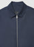 Giubbino bomber con zip e colletto classico
