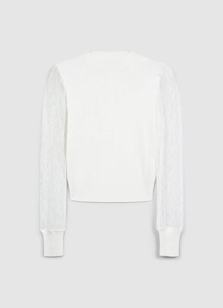 Lace sleeve jumper
