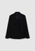 Double-breasted satin-like collar jacket