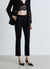 Plain-coloured cigarette trousers