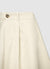 Circle skirt with pleats and side pockets