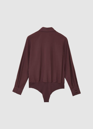Camicia body tinta unita