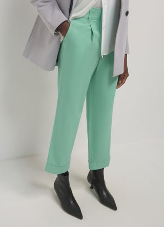 Classic trousers with turn-ups