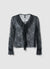 T-shirt with lace jabot