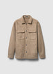 Suede-effect shacket - S