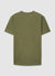 T-shirt tinta unita con collo serafino