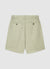 Linen blend bermuda shorts