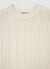 Maglia a trecce con girocollo
