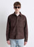 Giubbotto overshirt simil camoscio con bottoni