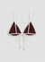 Triangle bikini top with edging