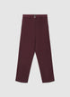 Gestreifte gerade geschnittene Hose - XS