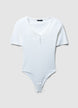Body s V-izrezom i gumbima - XS