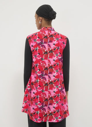 Camicia smanicata lunga fantasia