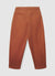 Carrot trousers in brushed cotton