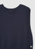 Solid colour knitted vest with side buttons