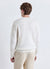 Pullover mit einfarbigem englischem Rippenmuster