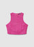 Top in pizzo con zip