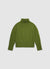 Pull col roulé boxy en côtes anglaises