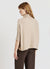 Maglia con collo cratere e maniche 3/4
