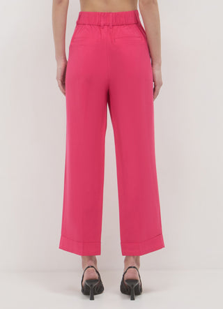 Pantalone classico con risvolto
