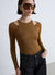 Long-sleeve double-layer effect T-shirt with shoulder straps
