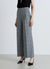 Palazzo trousers with Prince of Wales pattern