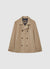 Short double-breasted trench coat