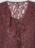 Lace blouse with ruching and tie detail