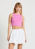 Gerippter Crop-Top im Ruderer-Stil