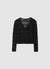 Cardigan aperto pizzo con laccetti