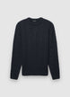 Crew neck cable knit jumper - S