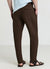 Plain-coloured relaxed trousers